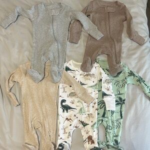 Assorted Colorful Kids 2 Way Zip Sleepers